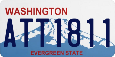 WA license plate ATT1811