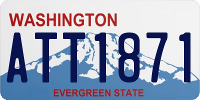 WA license plate ATT1871