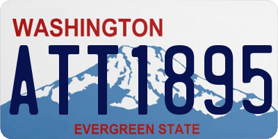 WA license plate ATT1895