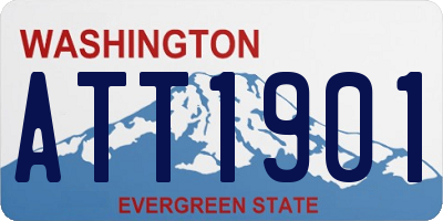 WA license plate ATT1901