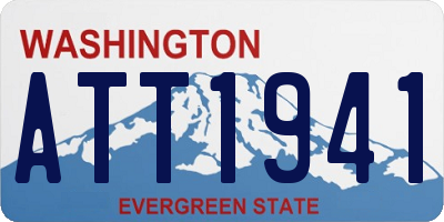 WA license plate ATT1941