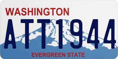 WA license plate ATT1944