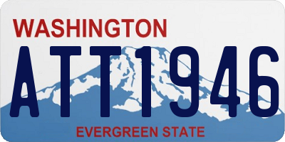 WA license plate ATT1946