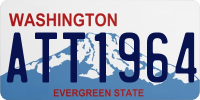 WA license plate ATT1964