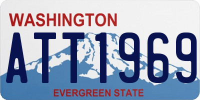 WA license plate ATT1969