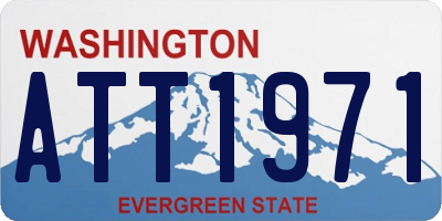WA license plate ATT1971