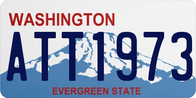 WA license plate ATT1973