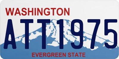 WA license plate ATT1975