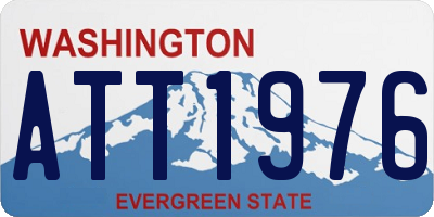 WA license plate ATT1976