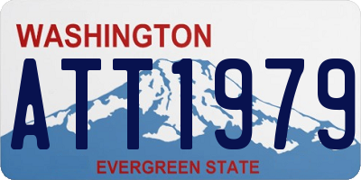WA license plate ATT1979