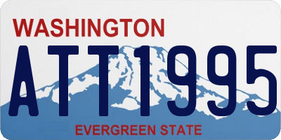 WA license plate ATT1995