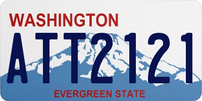 WA license plate ATT2121