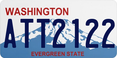 WA license plate ATT2122