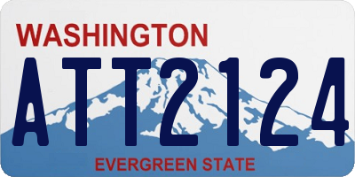WA license plate ATT2124