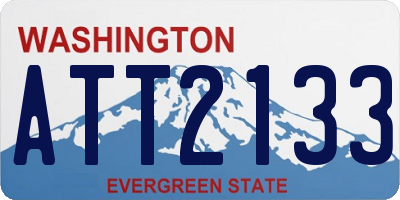 WA license plate ATT2133