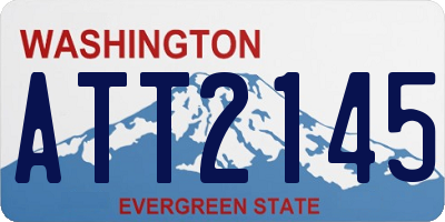 WA license plate ATT2145