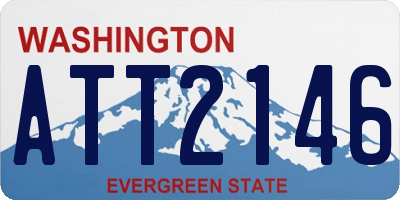 WA license plate ATT2146