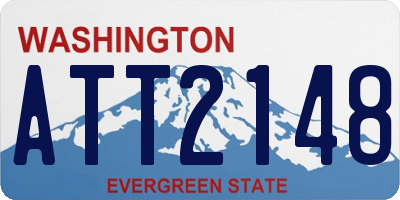 WA license plate ATT2148