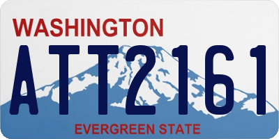 WA license plate ATT2161