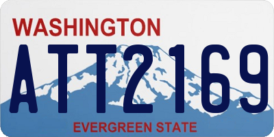 WA license plate ATT2169
