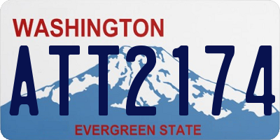 WA license plate ATT2174