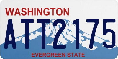 WA license plate ATT2175