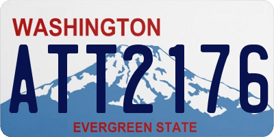 WA license plate ATT2176
