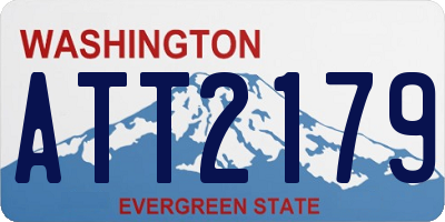 WA license plate ATT2179