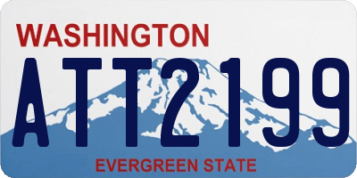 WA license plate ATT2199