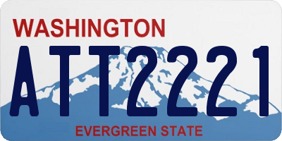 WA license plate ATT2221