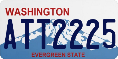WA license plate ATT2225