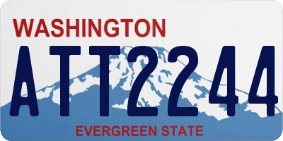 WA license plate ATT2244