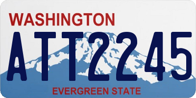 WA license plate ATT2245