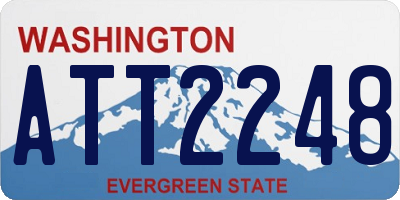 WA license plate ATT2248
