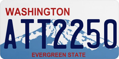WA license plate ATT2250