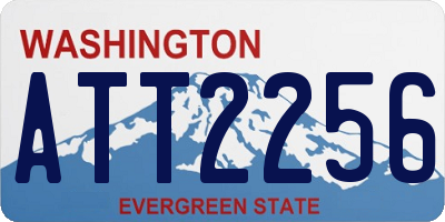 WA license plate ATT2256