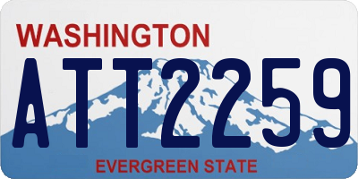 WA license plate ATT2259
