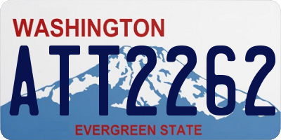 WA license plate ATT2262