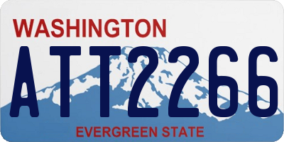 WA license plate ATT2266