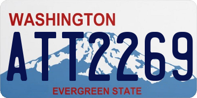 WA license plate ATT2269