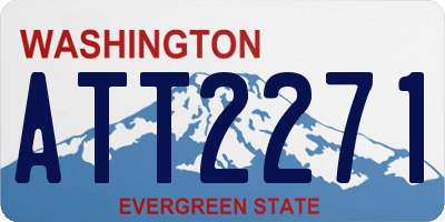 WA license plate ATT2271