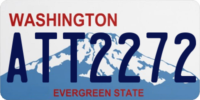 WA license plate ATT2272