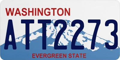 WA license plate ATT2273