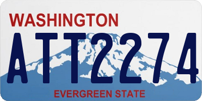 WA license plate ATT2274