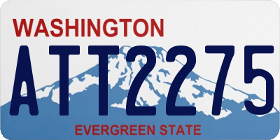 WA license plate ATT2275