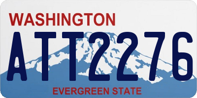 WA license plate ATT2276