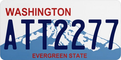 WA license plate ATT2277