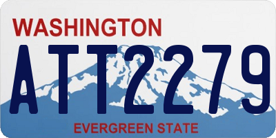 WA license plate ATT2279