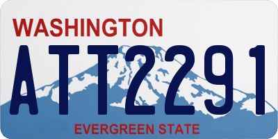 WA license plate ATT2291