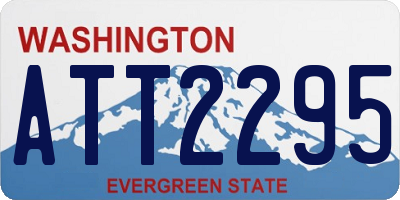 WA license plate ATT2295